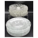 Floral Glass Plates 10" and Smaller