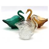 Glass Swans 5" x 4"