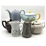 Ceramic Teapots and More 7" Tall and Smaller