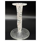 Art Glass Swirl Bud Vase 5.5"- Signed by Terry