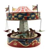 Vintage Wolverine Tin Toy Carousel 12