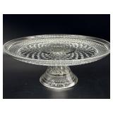 Vintage Anchor Hocking Wexford Glass Cake Stand