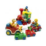 Vintage Sesame Street Toys and More Toys- 9.5"