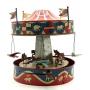 Vintage Wolverine Tin Toy Carousel 12" x 11.5"