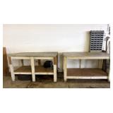 (2) Work Table 29"x59"x34" & Bolt Organizer