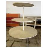 Vintage Tiered Round Display, 47"x56"T