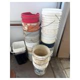 Plastic 5 Gallon Buckets