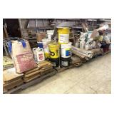 (4) Pallets Misc. masonry Supplies & More