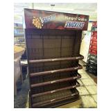C Store End Cap Rack, Snickers 34"x16"x52"