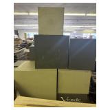 (10) Wooden Display Boxes Various Sizes