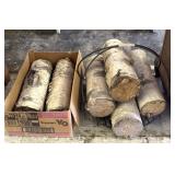 Metal Firewood Holder & Aspen
