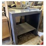 Wooden Display Table  w/ Shelf 40"x38"x42"