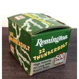 (500) Rnds. .22 LR, Remington Thunderbolt