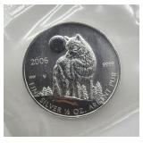 2006 Canada Silver Fox Half Ounce Fine 9999 Fine