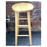 Wood Stool 13" x 29.5"