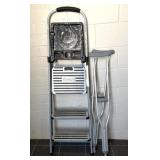 Cosco Step Ladder and Pair of Crutches