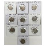 (10) Buffalo Nickels