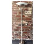 Dimmable Floor Lamp 71" - glass globe - works