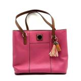 Pink Dooney & Bourke Pebble Grain Small