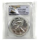 2016-P Silver American Eagle, PCGS Graded MS69