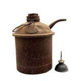 Vintage Eagle Oil Can and Small Oiler- can