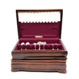 (2) Flatware Chests with Mixed Silverplate