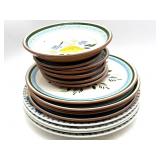 Mikasa Country Flowers Plates and Stangl Pottery