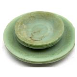 Vintage Anchor Hocking Jadeite Plates and