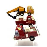 Vintage Small Tonka and Buddy L Metal Toy Trucks
