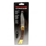 Winchester 3.25" Brass Folder Knife in Original