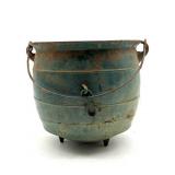 Cast Iron 3-Footed Kettle Cauldron 9"