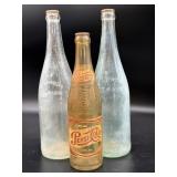Hamm St Paul Bottles and Pepsi-Cola Bottle