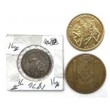 Tokens : Comic Coins, Mason, and History Channel