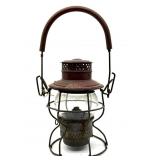 Adlake LIRR Railroad Lantern 9.25"
