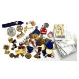 Vintage Pins, Medals, Car Show Badges, and More