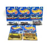 (5) HotWheels Cars in Original Packaging