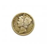 1925 Mercury Dime