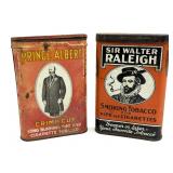 (2) Vintage Prince Albert and Sir Walter Raleigh