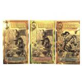 (3) 1/2000th Troy Ounce 24K Florida Goldbacks