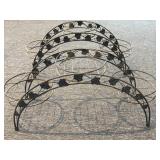 (2) 3-Pot Wire Plant Stands 25ï¿½ x 9ï¿½ x 11ï¿½