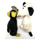 (2) Vintage Dog Stuffed Animals