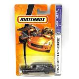 Matchbox 1963 Cadillac Black Hearse 1/64 Scale