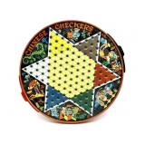Vintage Chinese Checkers Tin Board Game 12.5ï¿½-