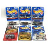 (5) HotWheels Cars and (1) Racing Champions Car