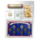 World War II Lincoln Penny Series Set, 1943 Steel