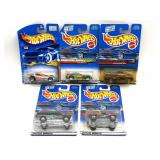 (5) HotWheels Cars in Original Packaging