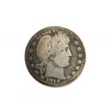 1914 Barber Quarter