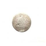 1877-CC Seated Liberty Quarter