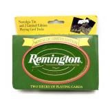 Remington Tin with Playing Cards
