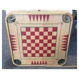Vintage Carrom Game Set with Box and Carrom Board
